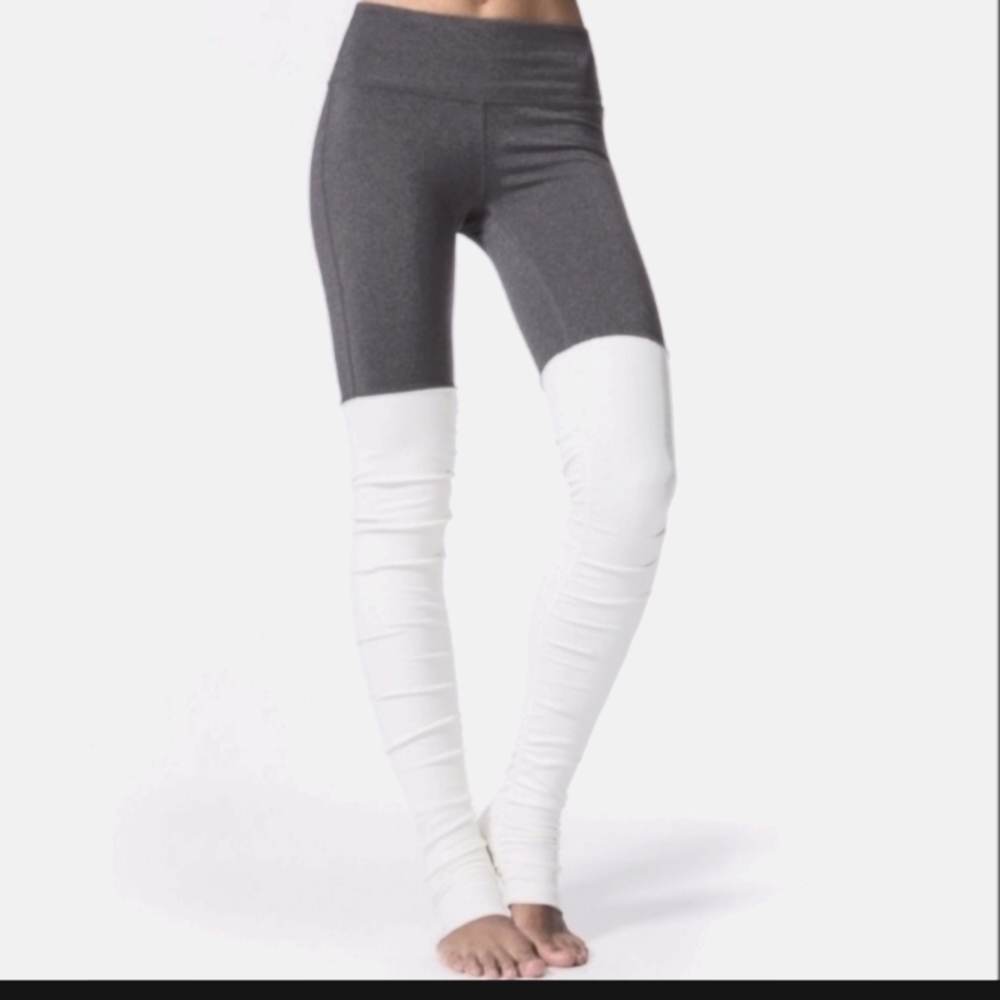 Alo Yoga Goddess Legging Charcoal/White